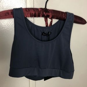 PETROL BLUE BIKINI TOP NWT